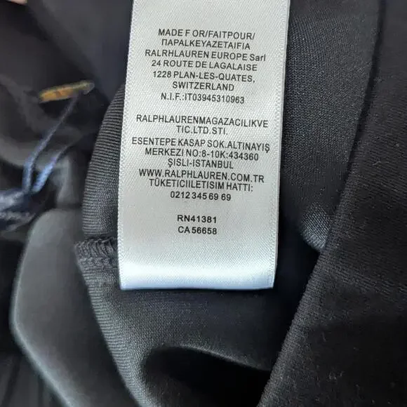 Polo Ralph Lauren Double-Knit Jogger Pants – Size L Black - Picture 11 of 11